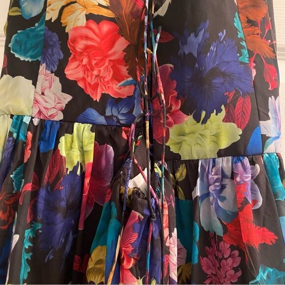 Love by Theia Floral Corset Princess Dress Size 12 - Picture 7 of 8